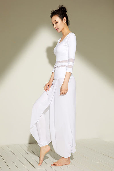 JSB17801 白色上衣+ML15270 白色裤子