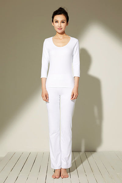 JSB17835 白色上衣+JL17132 白色裤子