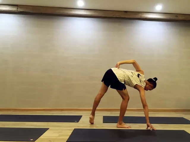 瑜伽体式大全 半月式瑜伽动作精讲2