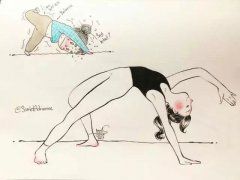 只有内心慢下来才能享受当下,瑜伽要慢慢来才会比较快