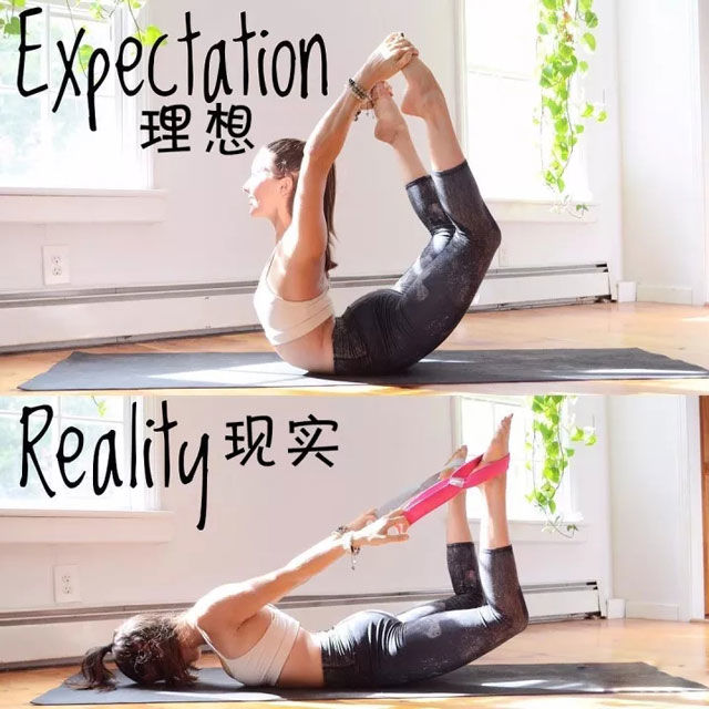 一位瑜伽老鸟亲自演绎瑜伽老鸟和菜鸟的区别9